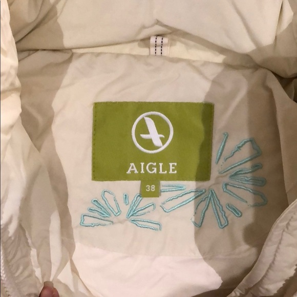 AIGLE long white parka - Picture 2 of 3